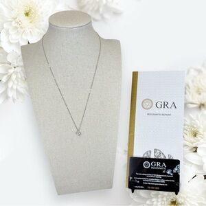 NEW Moissanite Pendant 925 Sterling Silver Necklace